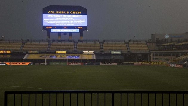 Počasí v Columbusu nedovolilo odehrát duel MLS proti Dallasu. Počasí v Columbusu nedovolilo odehrát duel MLS proti Dallasu.
