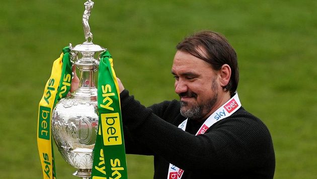 Trenér Daniel Farke z Norwich City Trenér Daniel Farke z Norwich City