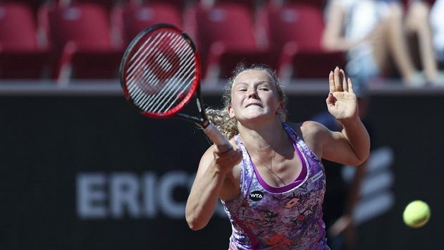 Česká tenistka Kateřina Siniaková ve finále v Bastadu. Česká tenistka Kateřina Siniaková ve finále v Bastadu.