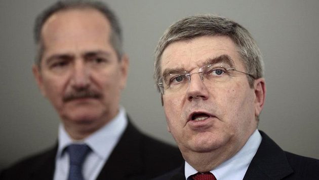 Předseda Mezinárodního olympijského výboru Thomas Bach Předseda Mezinárodního olympijského výboru Thomas Bach