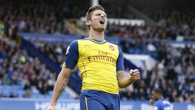 Útočník Arsenalu Olivier Giroud. Útočník Arsenalu Olivier Giroud.