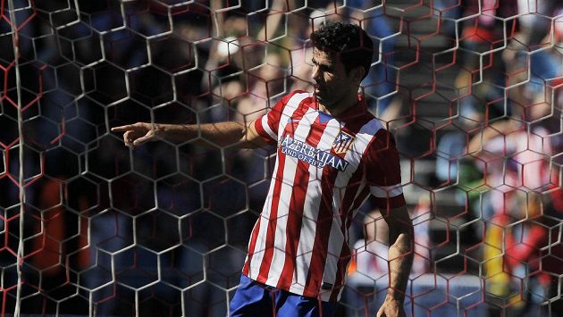 Útočník Atlética Madrid Diego Costa vsítil proti Celtě Vigo dvě branky. Útočník Atlética Madrid Diego Costa vsítil proti Celtě Vigo dvě branky.
