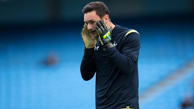 Francouzský brankář Hugo Lloris. Francouzský brankář Hugo Lloris.