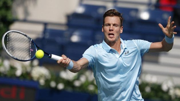 Tomáš Berdych na turnaji v Dubaji. Tomáš Berdych na turnaji v Dubaji.