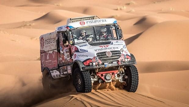 Těžké chvíle prožil během 6. etapy Rallye Dakar český závodník Aleš Loprais (ilustrační foto). Těžké chvíle prožil během 6. etapy Rallye Dakar český závodník Aleš Loprais (ilustrační foto).