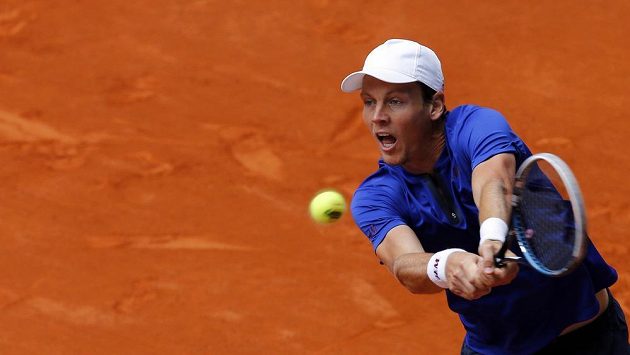 Tenista Tomáš Berdych na turnaji v Madridu. Tenista Tomáš Berdych na turnaji v Madridu.