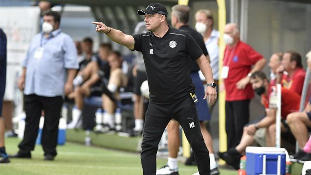 Trenér Slovácka Martin Svědík. Trenér Slovácka Martin Svědík.