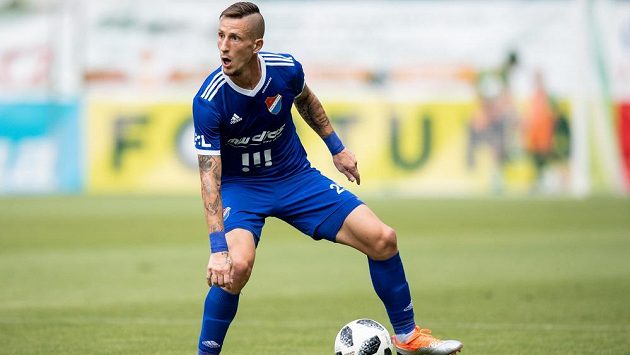 Jiří Fleišman v dresu Baníku. Jiří Fleišman v dresu Baníku.