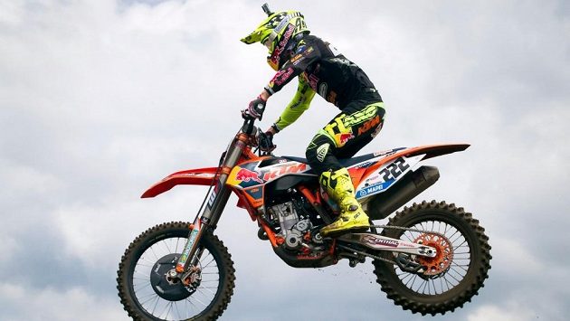 Antonio Cairoli na archivním snímku při závodu MXGP v Belgii. Antonio Cairoli na archivním snímku při závodu MXGP v Belgii.