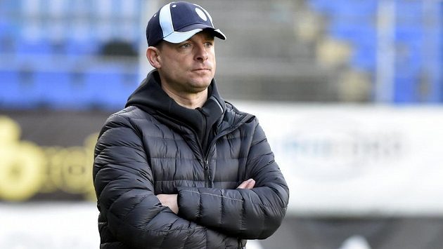 Trenér Mladé Boleslavi Martin Svědík. Trenér Mladé Boleslavi Martin Svědík.