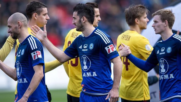 Fotbalisté Olomouce na archivním snímku. Fotbalisté Olomouce na archivním snímku.