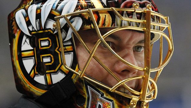 Finský brankář Bostonu Tuukka Rask. Finský brankář Bostonu Tuukka Rask.