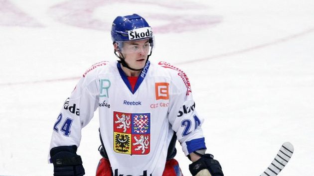 Jiří Hudler v dresu národního týmu. Jiří Hudler v dresu národního týmu.