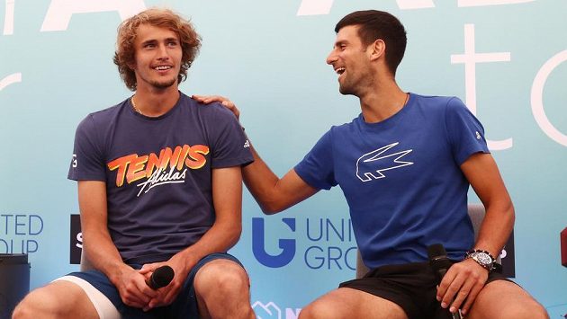 Novak Djokovič a Alexander Zverev se v Bělehradu dobře bavili. Novak Djokovič a Alexander Zverev se v Bělehradu dobře bavili.