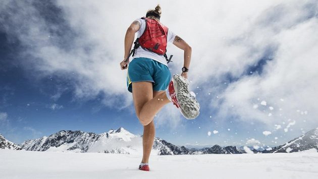Stubail Ultratrail - Poslední kilometry na ledovci vysají zbytek sil. Stubail Ultratrail - Poslední kilometry na ledovci vysají zbytek sil.