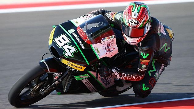Jakub Kornfeil na trati v San Marinu. Jakub Kornfeil na trati v San Marinu.