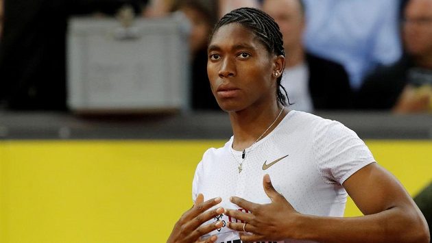 Caster Semenyaová z JAR. Caster Semenyaová z JAR.