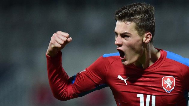 Patrik Schick se raduje z gólu proti Belgičanům. Patrik Schick se raduje z gólu proti Belgičanům.