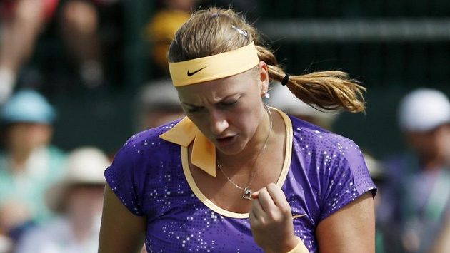 Tenistka Petra Kvitová se povzbuzuje na turnaji v Indian Wells. Tenistka Petra Kvitová se povzbuzuje na turnaji v Indian Wells.