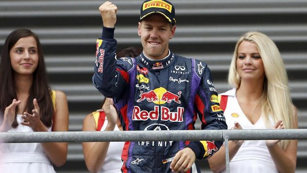 Sebastian Vettel triumfoval i v Belgii. Sebastian Vettel triumfoval i v Belgii.