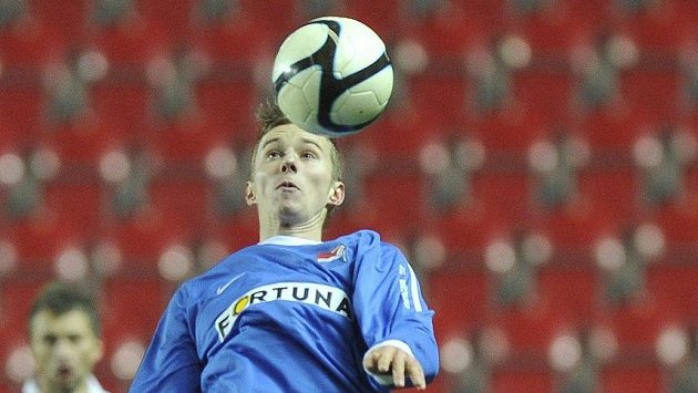 Ostravký fotbalista Ján Greguš. Ostravký fotbalista Ján Greguš.