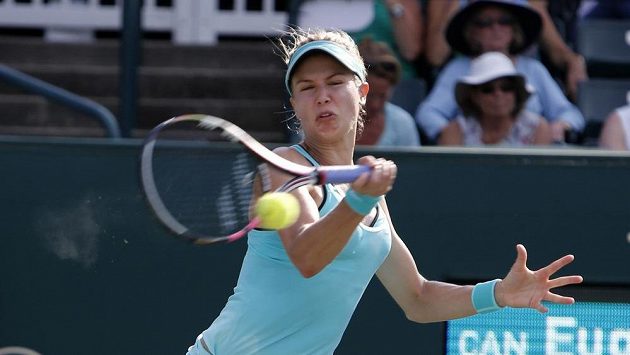 Kanaďanka Eugenie Bouchardová na turnaji v Charlestonu, kde v roli nasazené jedničky prohrála hned svůj první zápas. Kanaďanka Eugenie Bouchardová na turnaji v Charlestonu, kde v roli nasazené jedničky prohrála hned svůj první zápas.