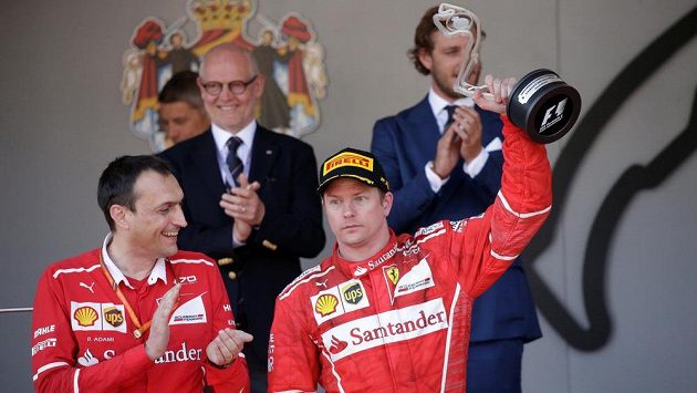 Kimi Räikkönen dojel ve Velké ceně Monaka druhý. Kimi Räikkönen dojel ve Velké ceně Monaka druhý.