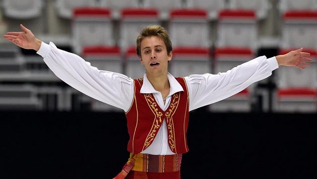 Michal Březina během volné jízdy Mezinárodního mistrovství České republiky. Michal Březina během volné jízdy Mezinárodního mistrovství České republiky.