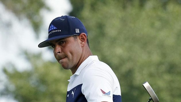 Americký golfista Gary Wodland v akci na turnaji PGA Championship. Americký golfista Gary Wodland v akci na turnaji PGA Championship.