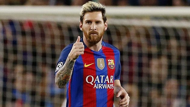 Hvězda Barcelony Lionel Messi. Hvězda Barcelony Lionel Messi.