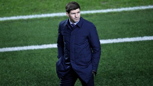 Manažer Glasgow Rangers Steven Gerrard Manažer Glasgow Rangers Steven Gerrard