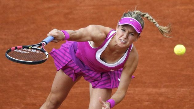 Kanadská tenistka Eugenie Bouchardová v prvním kole Roland Garros, které se pro ni letos stalo konečnou. Kanadská tenistka Eugenie Bouchardová v prvním kole Roland Garros, které se pro ni letos stalo konečnou.