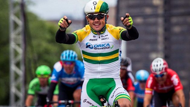 Australský cyklista Simon Gerrans při Grand Prix v Montrealu. Australský cyklista Simon Gerrans při Grand Prix v Montrealu.