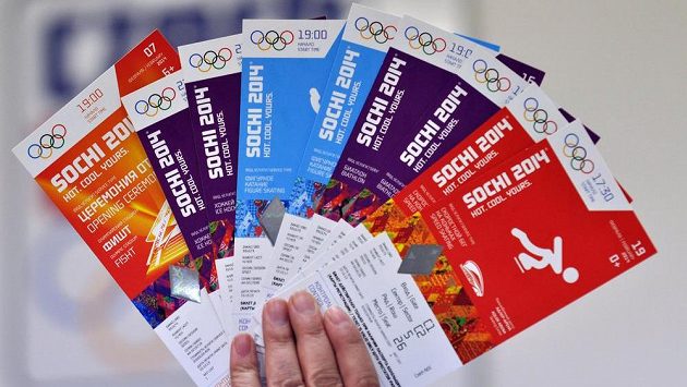Vstupenky na zimní olympijské hry do Soči dorazily do České republiky. Vstupenky na zimní olympijské hry do Soči dorazily do České republiky.