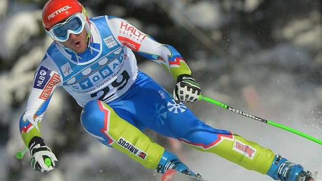 Slovinský sjezdař Andrej Jerman Slovinský sjezdař Andrej Jerman