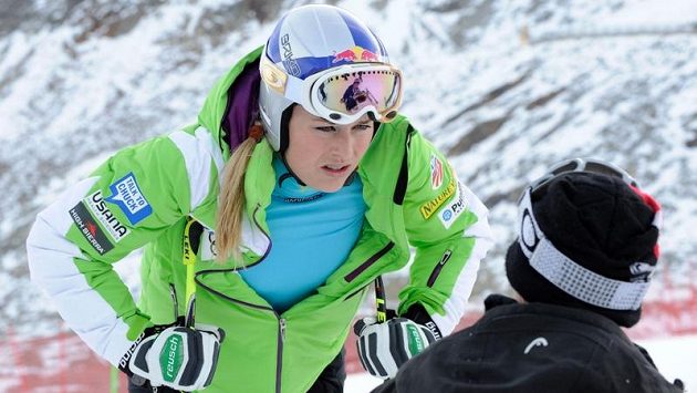 Americká lyžařka Lindsey Vonnová. Americká lyžařka Lindsey Vonnová.