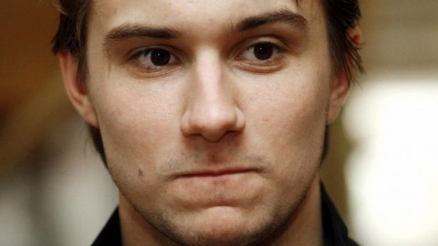 Hokejový brankář Petr Mrázek Hokejový brankář Petr Mrázek