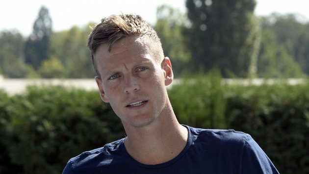 Tenista Tomáš Berdych v Praze. Tenista Tomáš Berdych v Praze.