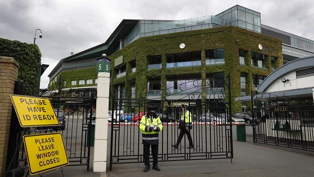 Areál All England Clubu, kde se hraje slavný Wimbledon. Areál All England Clubu, kde se hraje slavný Wimbledon.