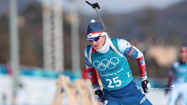 Ondřej Moravec na tréninku v Alpensia Biathlon Centre před zahájením zimních olympijských her v jihokorejském Pchjončchangu. Ondřej Moravec na tréninku v Alpensia Biathlon Centre před zahájením zimních olympijských her v jihokorejském Pchjončchangu.