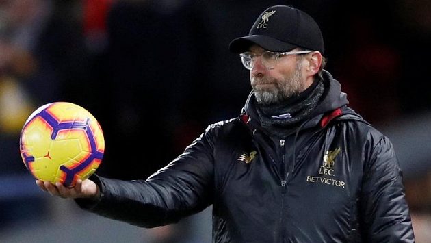Německý kouč Liverpoolu Jürgen Klopp během utkání Premier Legaue. Německý kouč Liverpoolu Jürgen Klopp během utkání Premier Legaue.