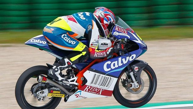 Motocyklový závodník Jakub Kornfeil na trati Velké ceny Nizozemska. Motocyklový závodník Jakub Kornfeil na trati Velké ceny Nizozemska.