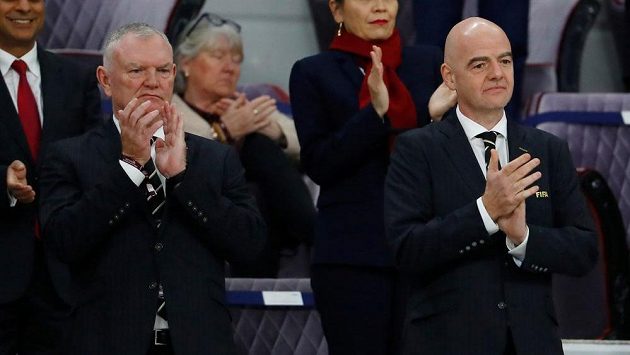 Šéf FIFA Gianni Infantino. Šéf FIFA Gianni Infantino.