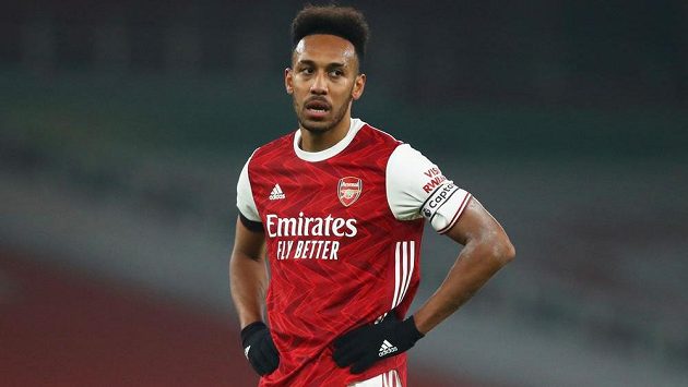 Pierre-Emerick Aubameyang, útočné eso Arsenalu. Pierre-Emerick Aubameyang, útočné eso Arsenalu.
