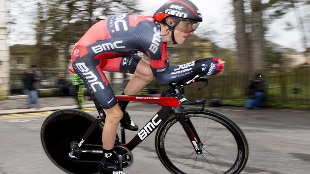 Americký cyklista Tejay Van Garderen při časovce závodu Kolem Romandie. Americký cyklista Tejay Van Garderen při časovce závodu Kolem Romandie.