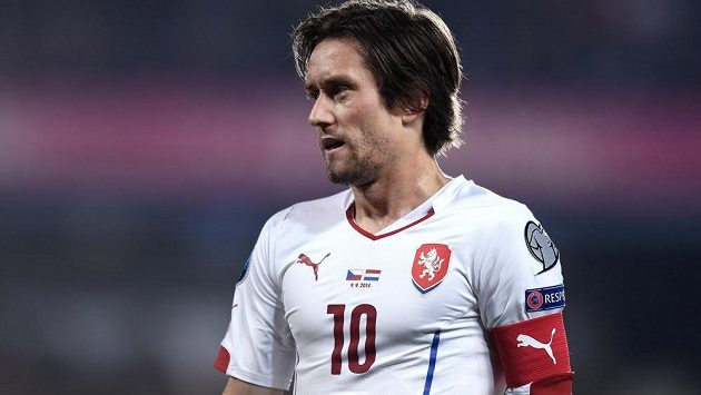 Tomáš Rosický v duelu s Nizozemskem. Tomáš Rosický v duelu s Nizozemskem.