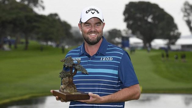 Australský golfista Marc Leishman se dočkal na hřišti Torrey Pines vítězství. Australský golfista Marc Leishman se dočkal na hřišti Torrey Pines vítězství.