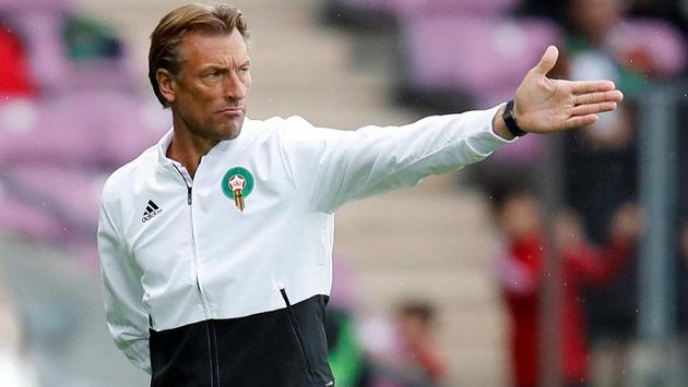 Trenér Maroka Herve Renard. Trenér Maroka Herve Renard.
