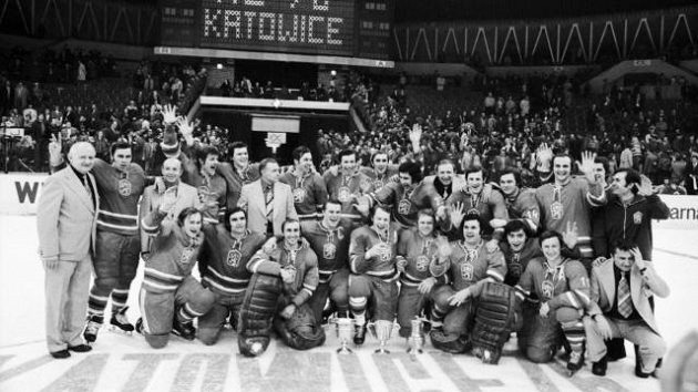 Zlatý československý tým na MS v Katovicích 1976. Zlatý československý tým na MS v Katovicích 1976.