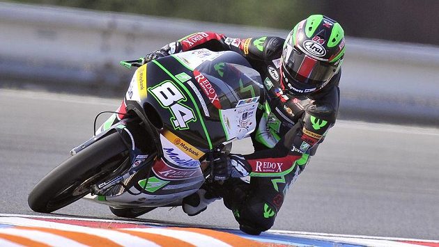 Jakub Kornfeil na snímku z kvalifikace GP ČR v Brně. Jakub Kornfeil na snímku z kvalifikace GP ČR v Brně.